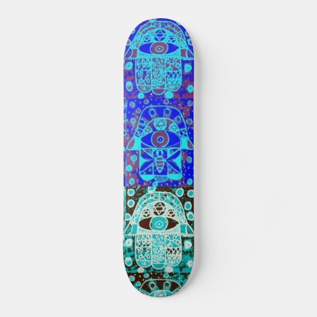 Bar Mitzvah 'SkateBoard GiveAway' : Hamsa Skateboard (Front)