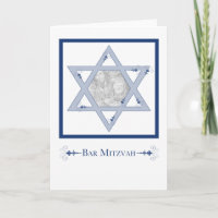 bar mitzvah (star of david elegance photo gift)