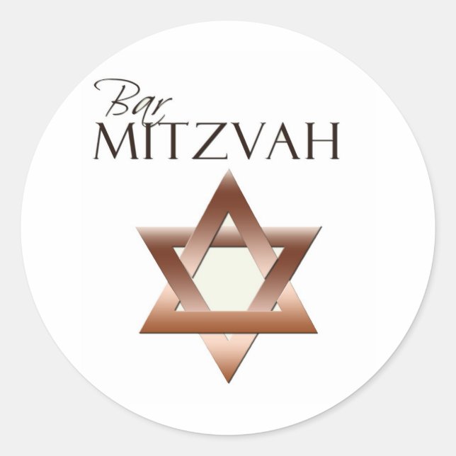 Bar Mitzvah stickers (Front)
