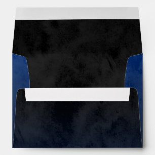 Bar Mitzvah Stylish Blue Star of David Ombre Envelopes