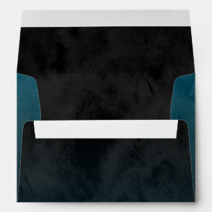 Bar Mitzvah Stylish Teal Blue Star of David Ombre Envelopes