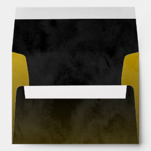 Bar Mitzvah Stylish Yellow Star of David Ombre Envelopes