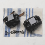 Bar Mitzvah - Tallis & Tefillin Card<br><div class="desc">The "Hebrew Essentials, " Consumer Marketplace offers a shopping experience as you will not find anywhere else. Our speciality is Hebrew,  and in our store your will find Hebrew in block,  script,  and Rashi script.  Tell your friends about us and send them our link:  http://www.zazzle.com/HebrewNames?rf=238549869542096443*  ENJOY YOUR VISIT!</div>