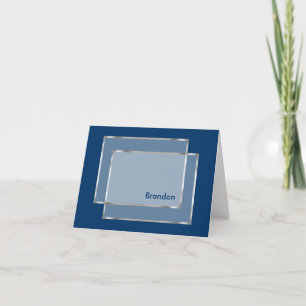 Bar Mitzvah Thank You Card Any Colour