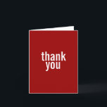 Bar Mitzvah Thank You Cards {Red}<br><div class="desc"></div>