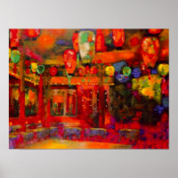 Bar Olympia, 1928 colourful fine art painting