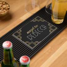 Bar or Bat Mitzvah Black Art Deco