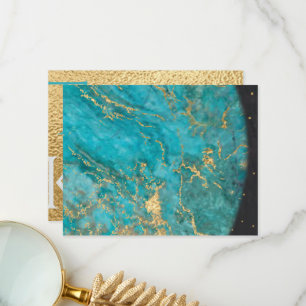 Bar or Bat Mitzvah Thank You Out of this World 2 Card