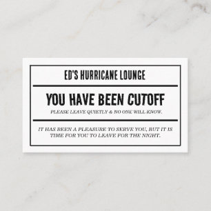 Bar Pub Cutoff Cards