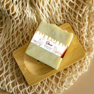 Bar Soap Custom Label Belly Band Invitation Belly Band