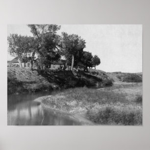 Bar Tee Ranch on Hat Creek Photograph Poster