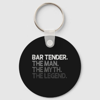 Bar Tender Ender The Man Myth Legend Gift Key Ring
