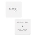 Bar Ticket Wedding Reception Drink Token Card E100