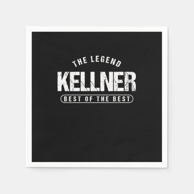 Bar Waiting Staff Restaurant Waitress Server Gift  Napkin (Front)