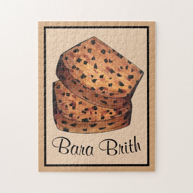 Bara Brith Wales Welsh Bread Fruit Loaf Baking Jigsaw Puzzle (Vertical)