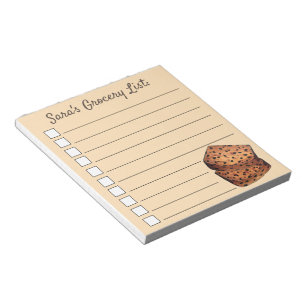 Bara Brith Welsh Speckled Bread Fruit Loaf UK Food Notepad