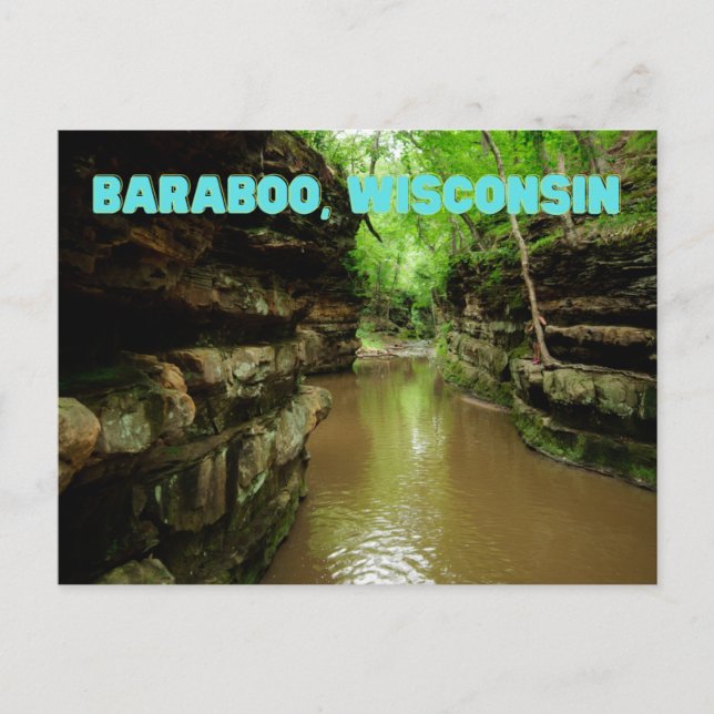 Baraboo, Wisconsin Postcard (Front)