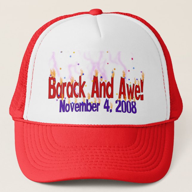 Barack and Awe Trucker Hat (Front)