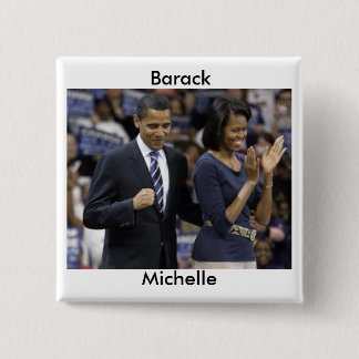 Barack and Michelle Obama Button