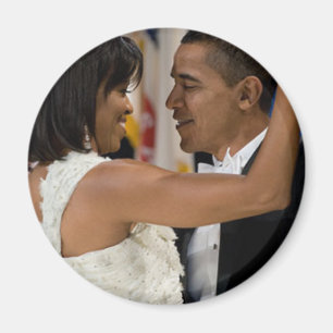 Barack and Michelle Obama Magnet
