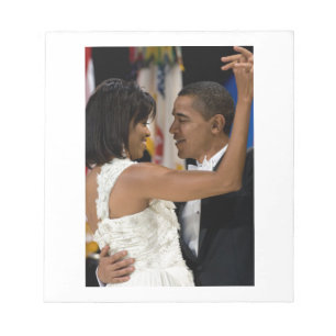 Barack and Michelle Obama Notepad
