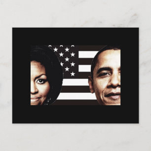 Barack and Michelle Obama Photo Postcard