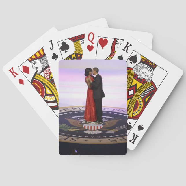 Barack and Michelle Obama Playing Cards (Back)