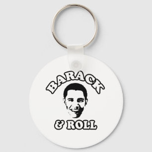 Barack and Roll Key Ring