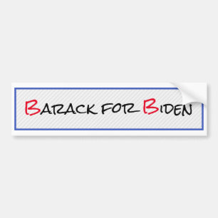 Barack for Biden Bumper Sticker