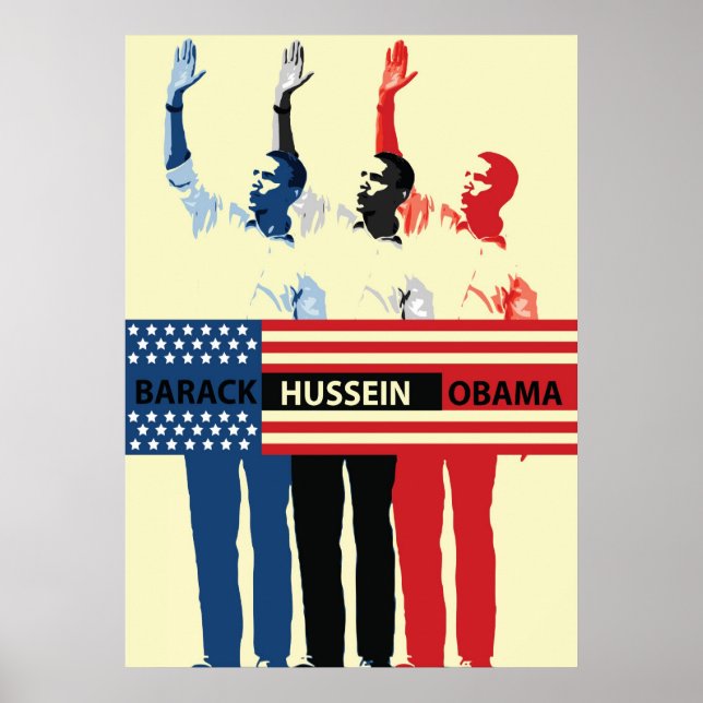 Barack Hussein Obama Poster (Front)
