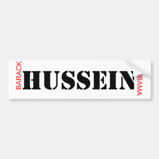 Barack HUSSEIN Obama - The Muslim President Bumper Sticker