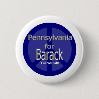 Barack in PA 6 Cm Round Badge