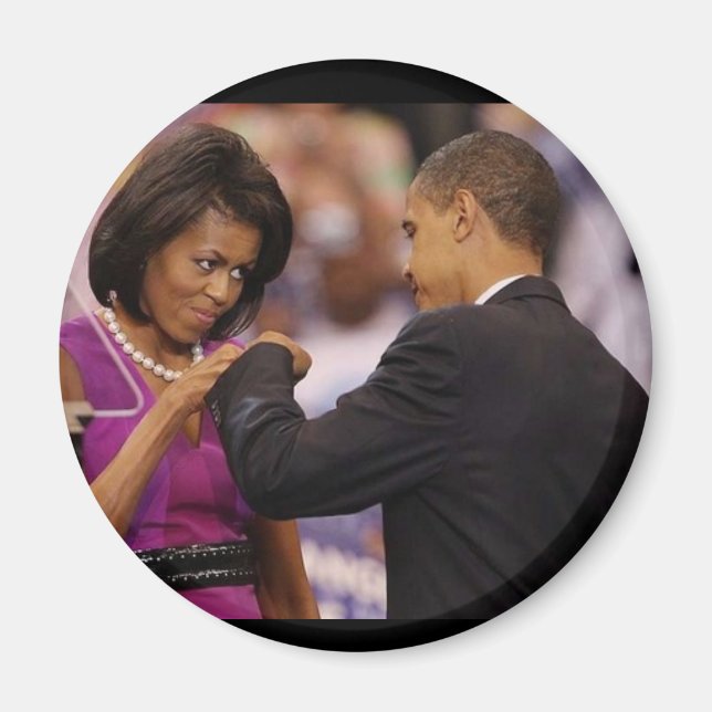 Barack & Michelle Obama Magnet (Front)