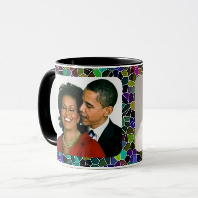 BARACK & MICHELLE OBAMA MUG (Front Left)