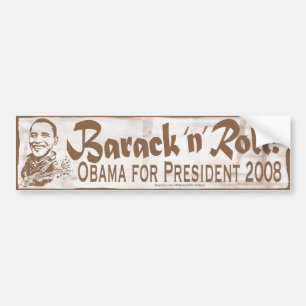 Barack N' Roll Homeboy Bumper Sticker 