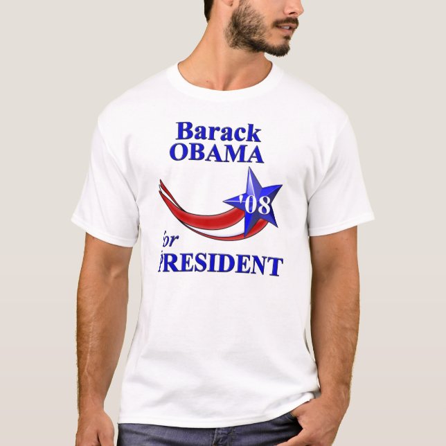 Barack Obama 08 T-Shirt (Front)