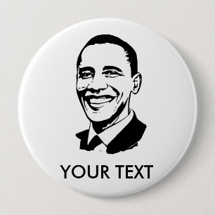 Barack Obama 10 Cm Round Badge