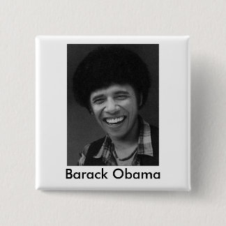 Barack Obama 15 Cm Square Badge
