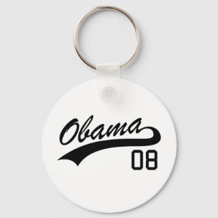 Barack Obama 2008 Jersey Keychain