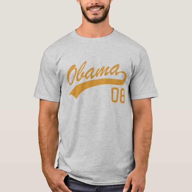 Barack Obama 2008 Jersey T-Shirt (Front)