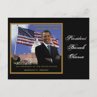 Barack Obama 2009 Postcard