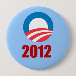 Barack Obama 2012 10 Cm Round Badge