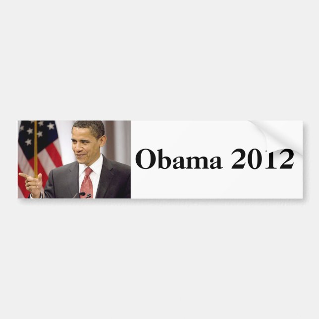 Barack Obama 2012 Bumper Sticker (Front)