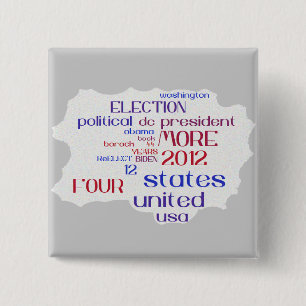Barack Obama 2012 Cloud Button