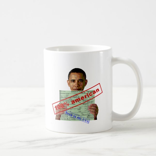 Barack Obama 2012 Coffee Mug (Right)