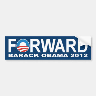 Barack Obama 2012 'Forward' Bumper Sticker