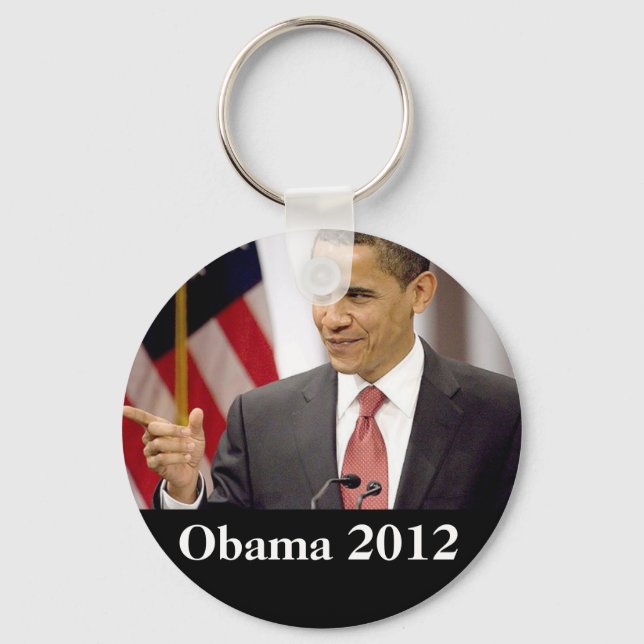 Barack Obama 2012 Key Ring (Front)