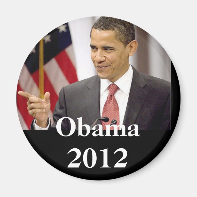 Barack Obama 2012 Magnet (Front)