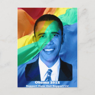 Barack Obama 2012 Postcard