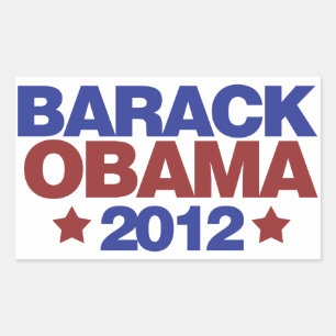 Barack Obama 2012 Rectangular Sticker